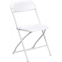 Classic White Folding Chair